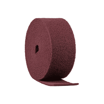 Абразив нетканный в рулоне sia Very Fine(скотч-брайт)  Р320, 100мм*10м КРАСНЫЙ